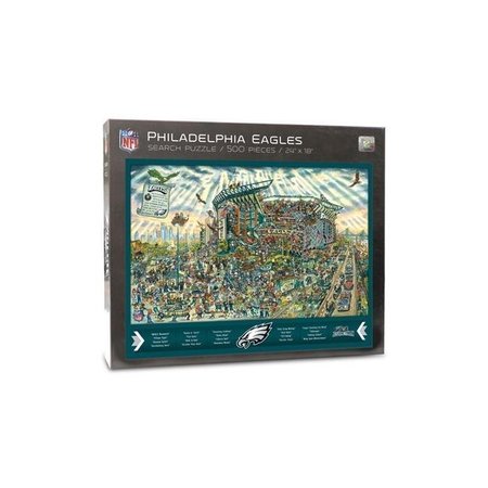 YOUTHEFAN YouTheFan 9029618 Philadelphia Eagles Joe Journeyman Puzzle - 500 Piece 9029618